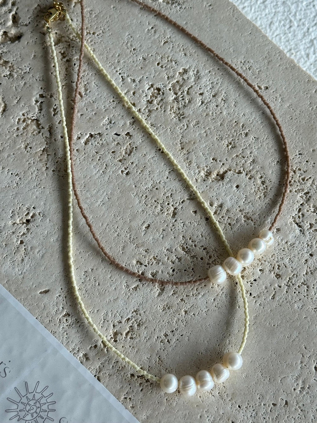 Bare Tide Necklace - Butter Yellow