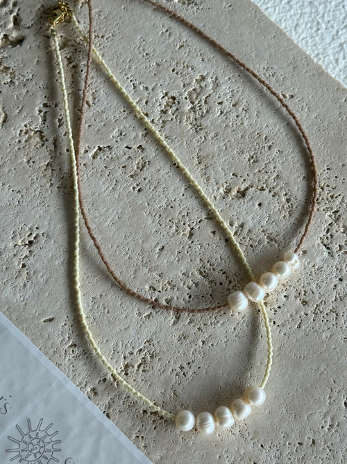 Bare Tide Necklace - Butter Yellow
