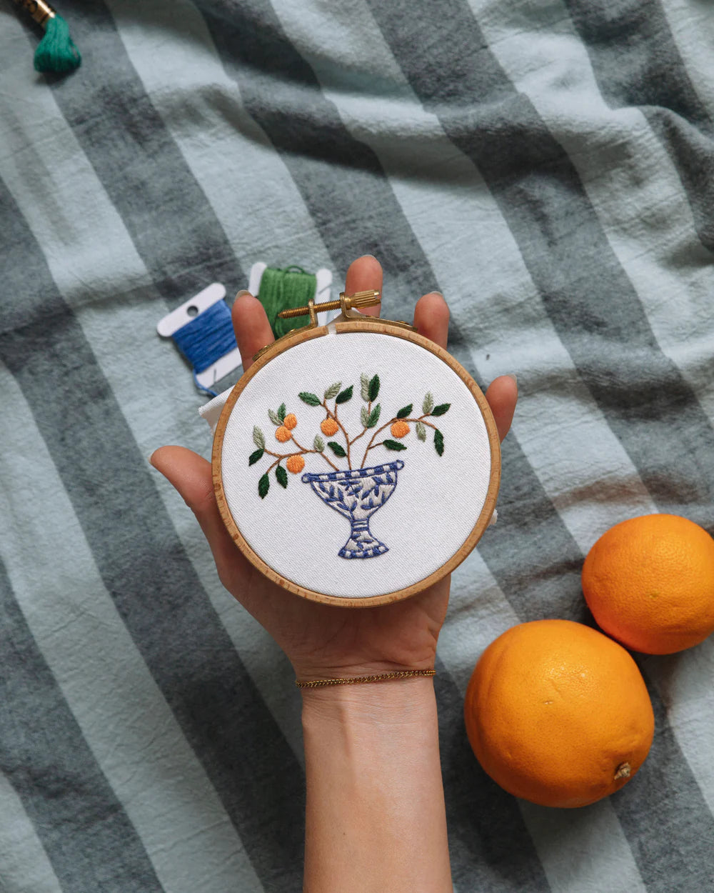Italian Vase Embroidery Kit