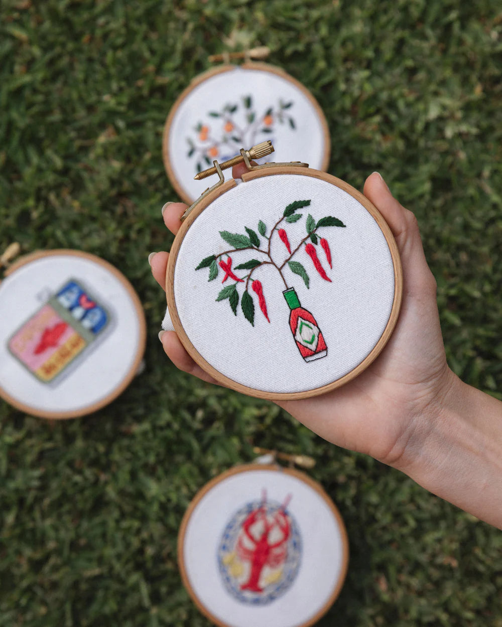 Tabasco Chillies Embroidery Kit