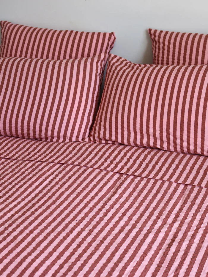 Sundae Seersucker Quilt Cover [King]