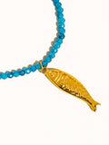 Sasha Fish Beaded Necklace