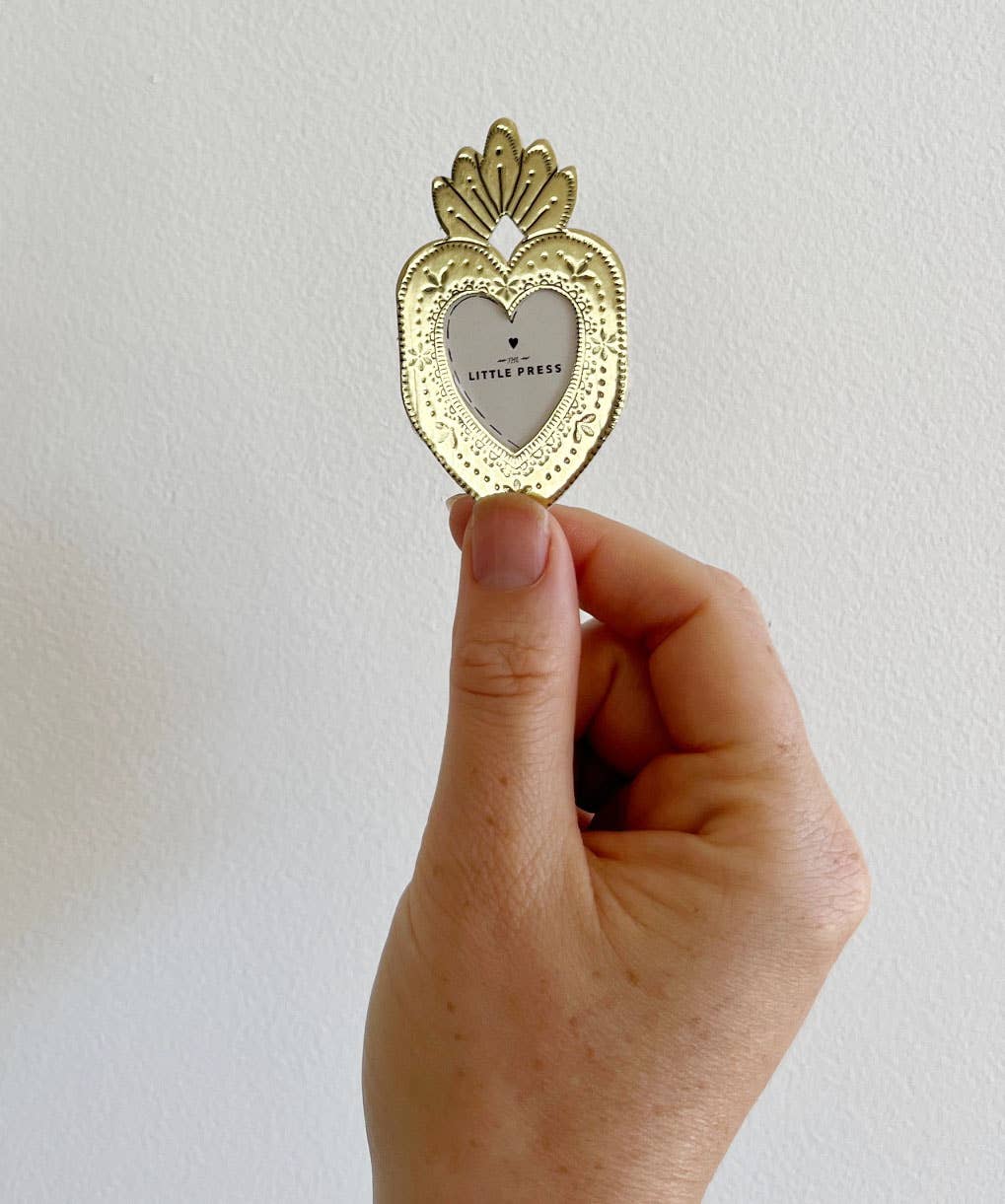 Mini Heart Frame - gold