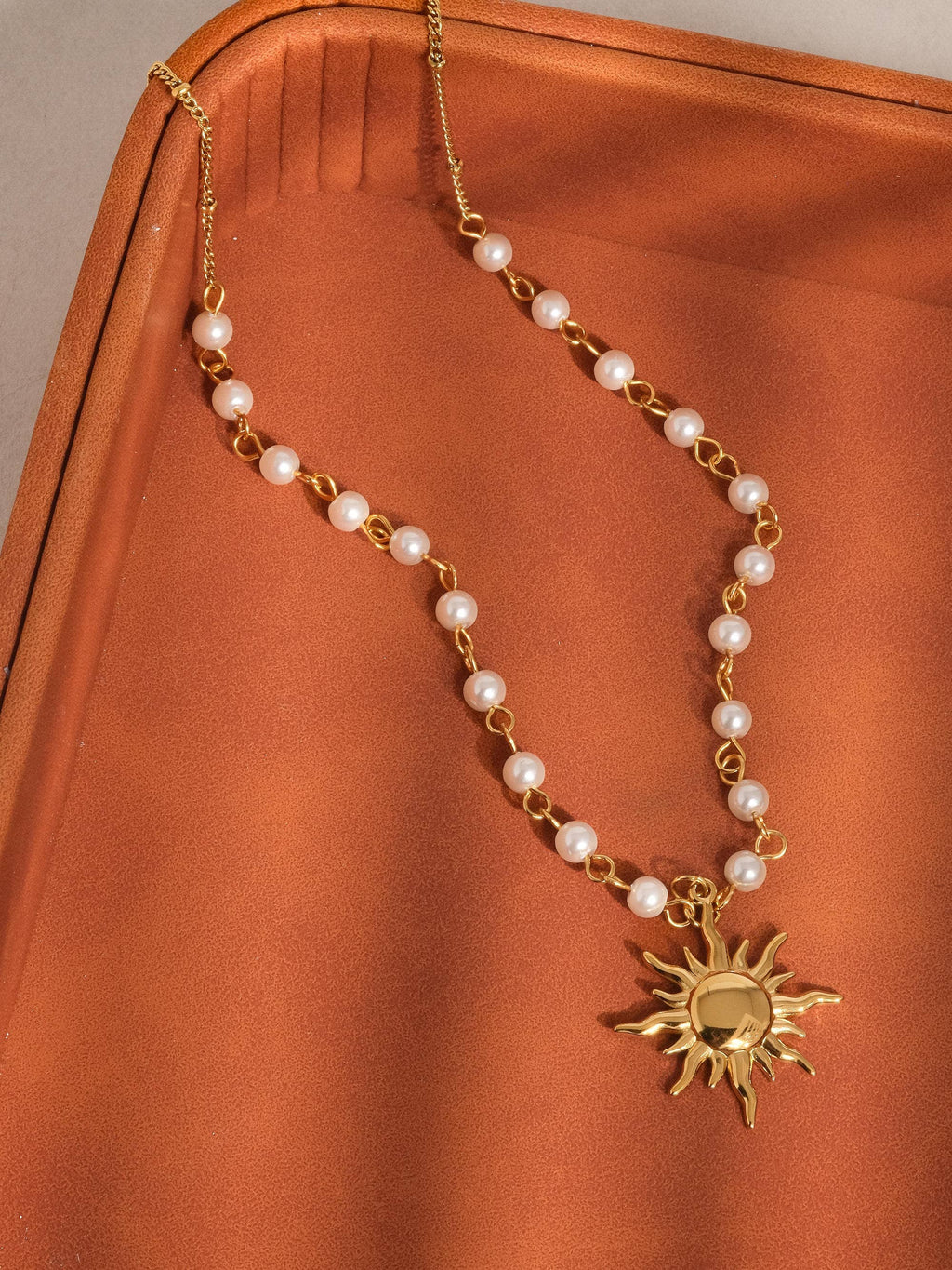 Kalani Sun Beaded Necklace