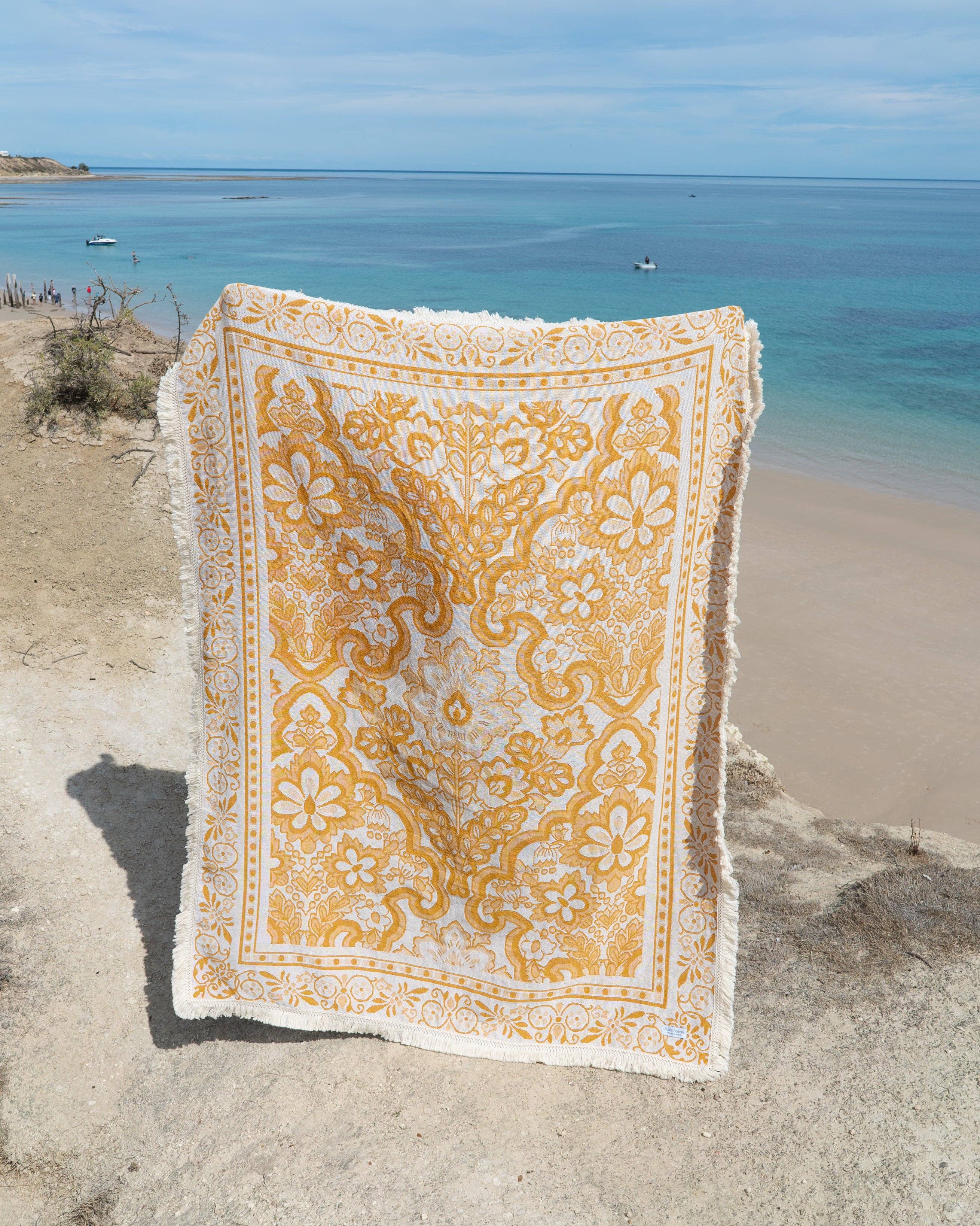 Sunset - Picnic Beach Throw Rug - XL