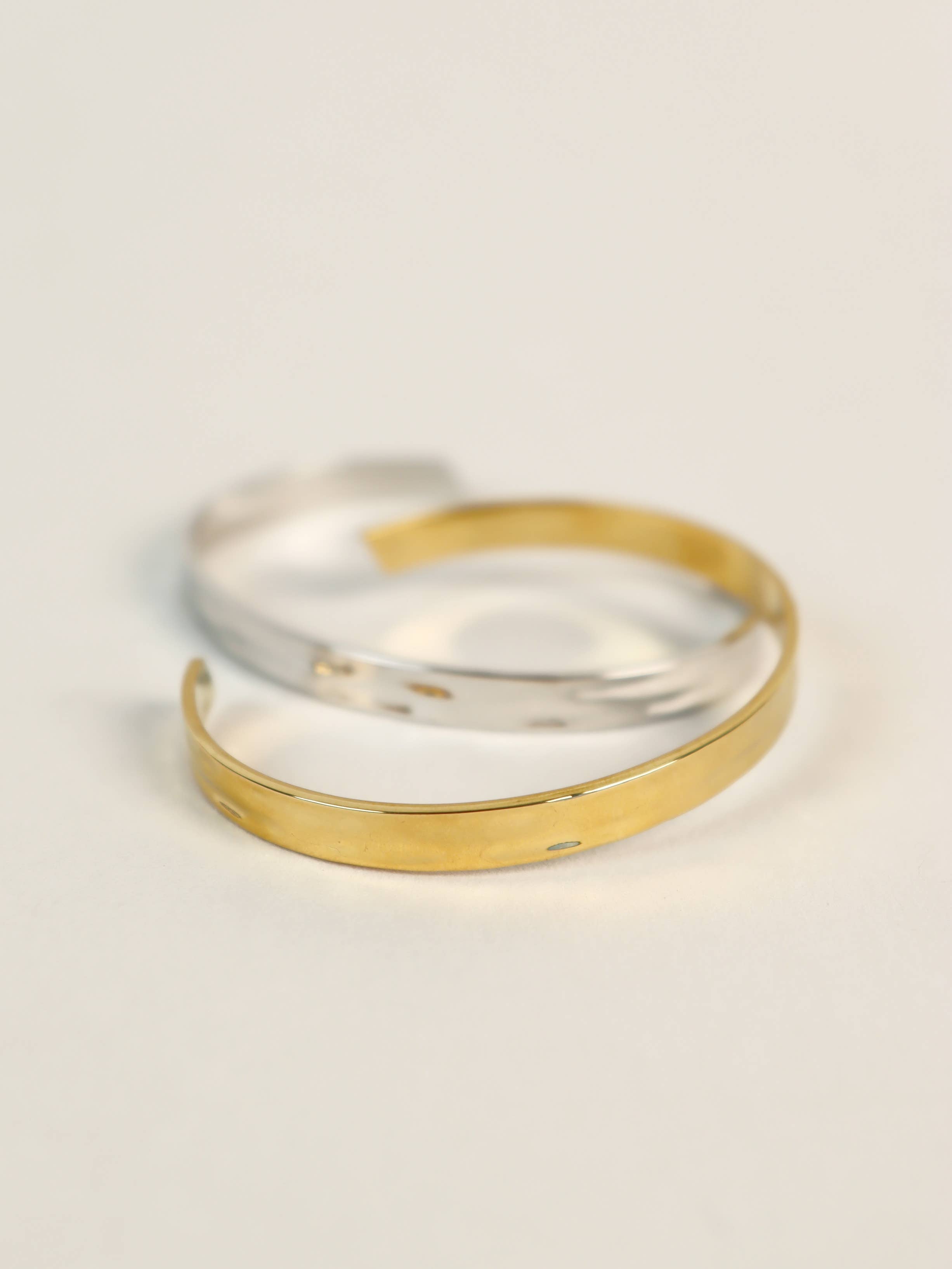Toro Skinny Open Cuff 18K Gold Plated Bangle