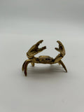 Handcrafted Bronze Crab Sculpture – Small