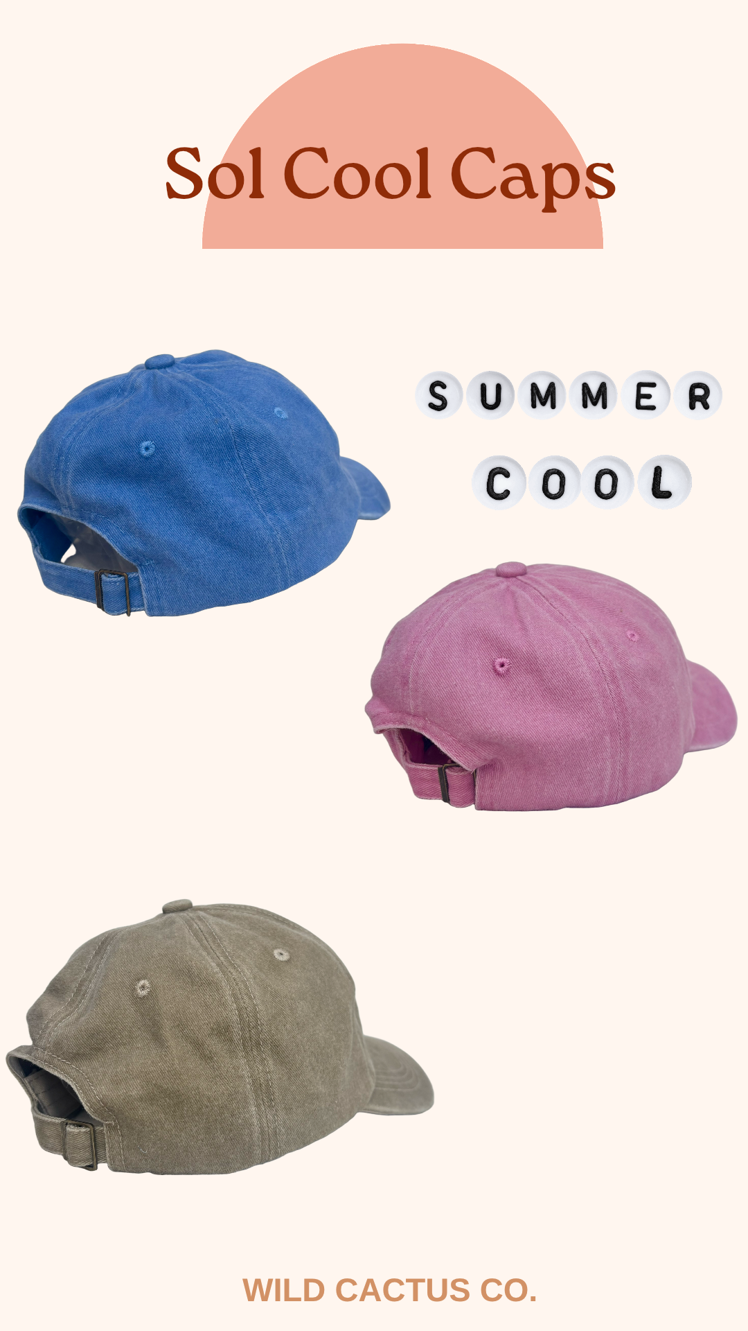 Sol Cool Cap - Pink