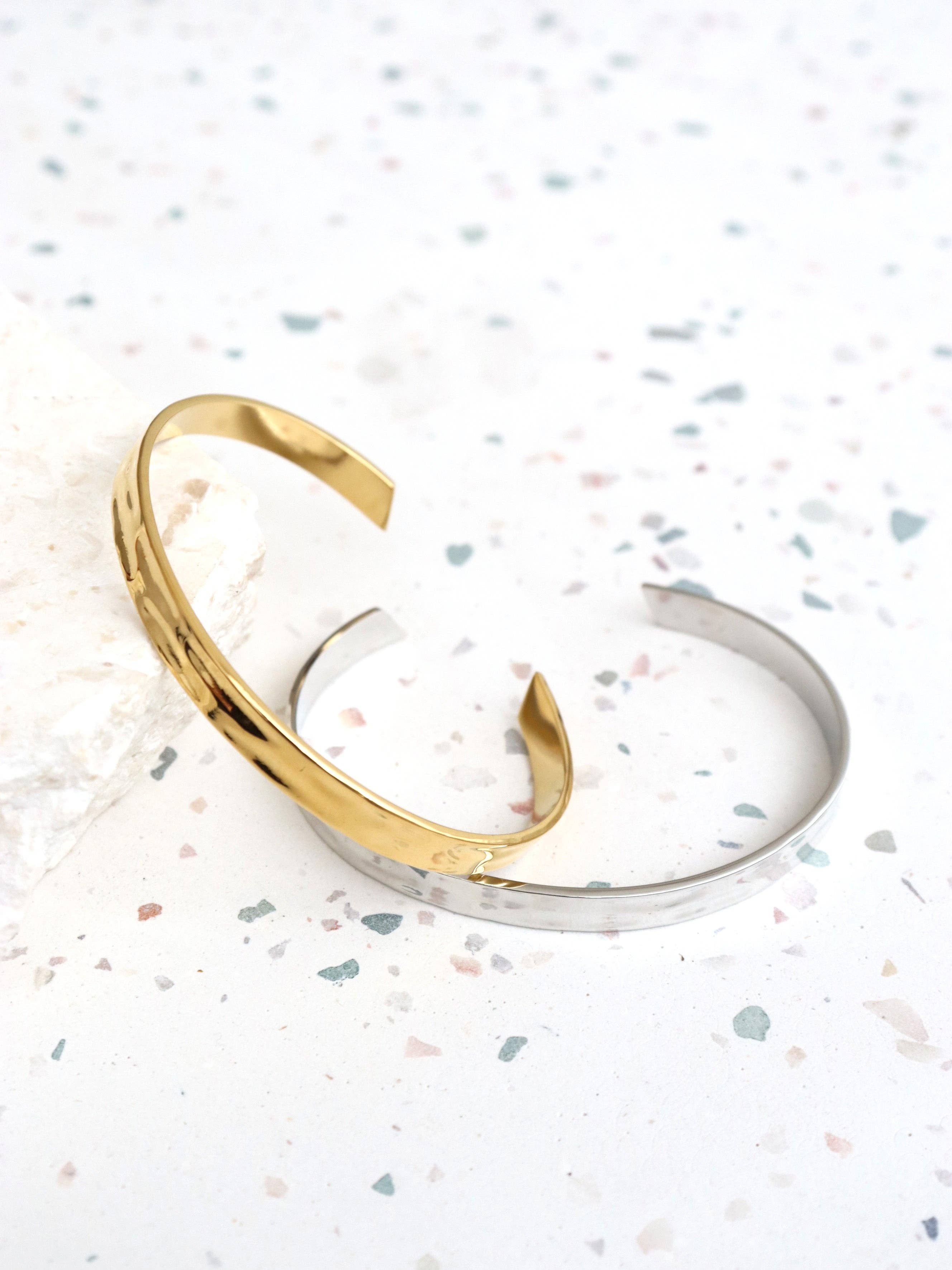 Toro Skinny Open Cuff 18K Gold Plated Bangle
