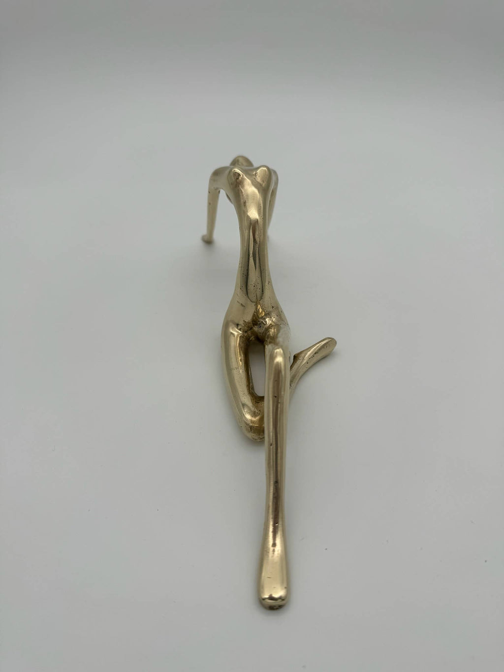 Abstract Bronze Female Form – Movement Sculpture