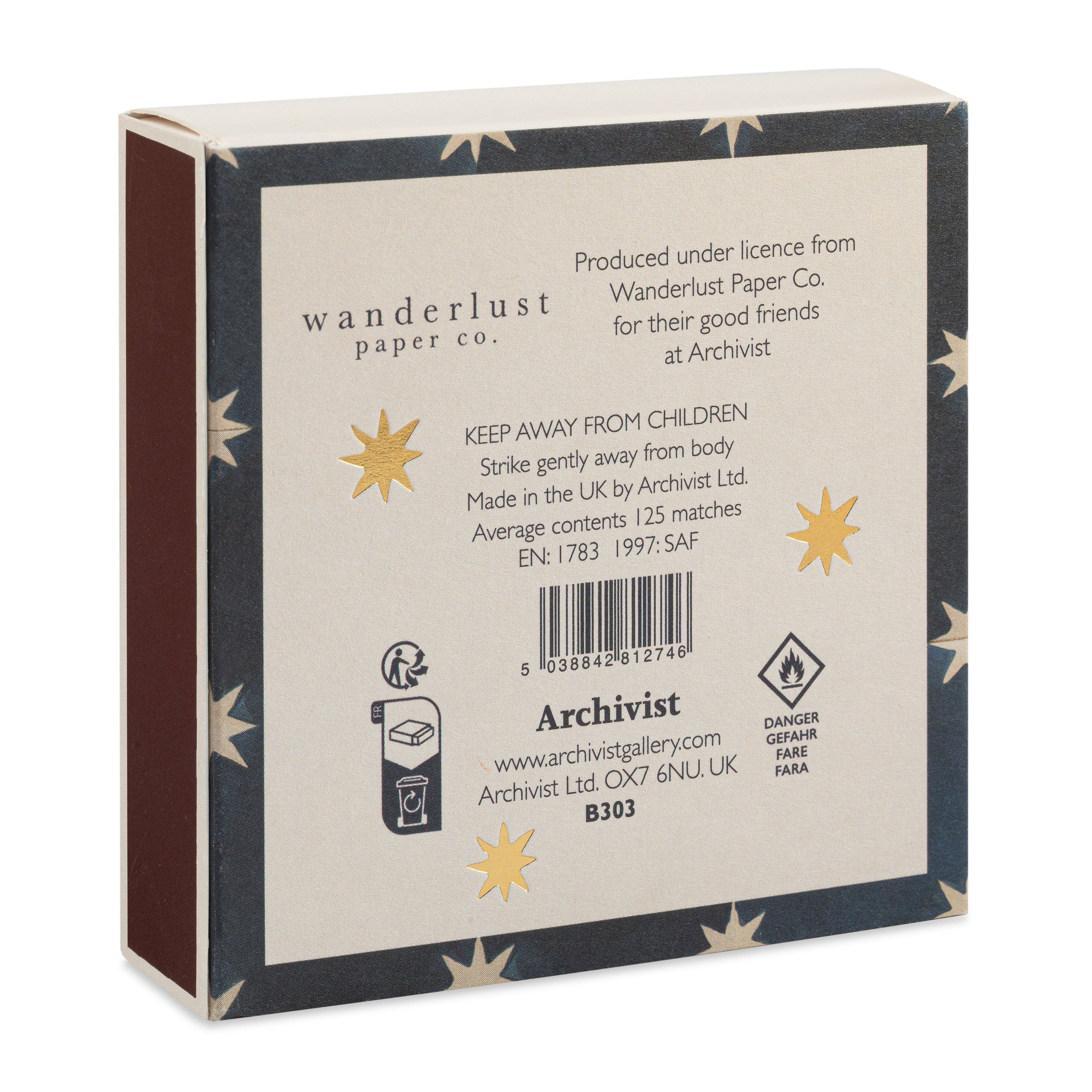Navy Star Luxury Matches