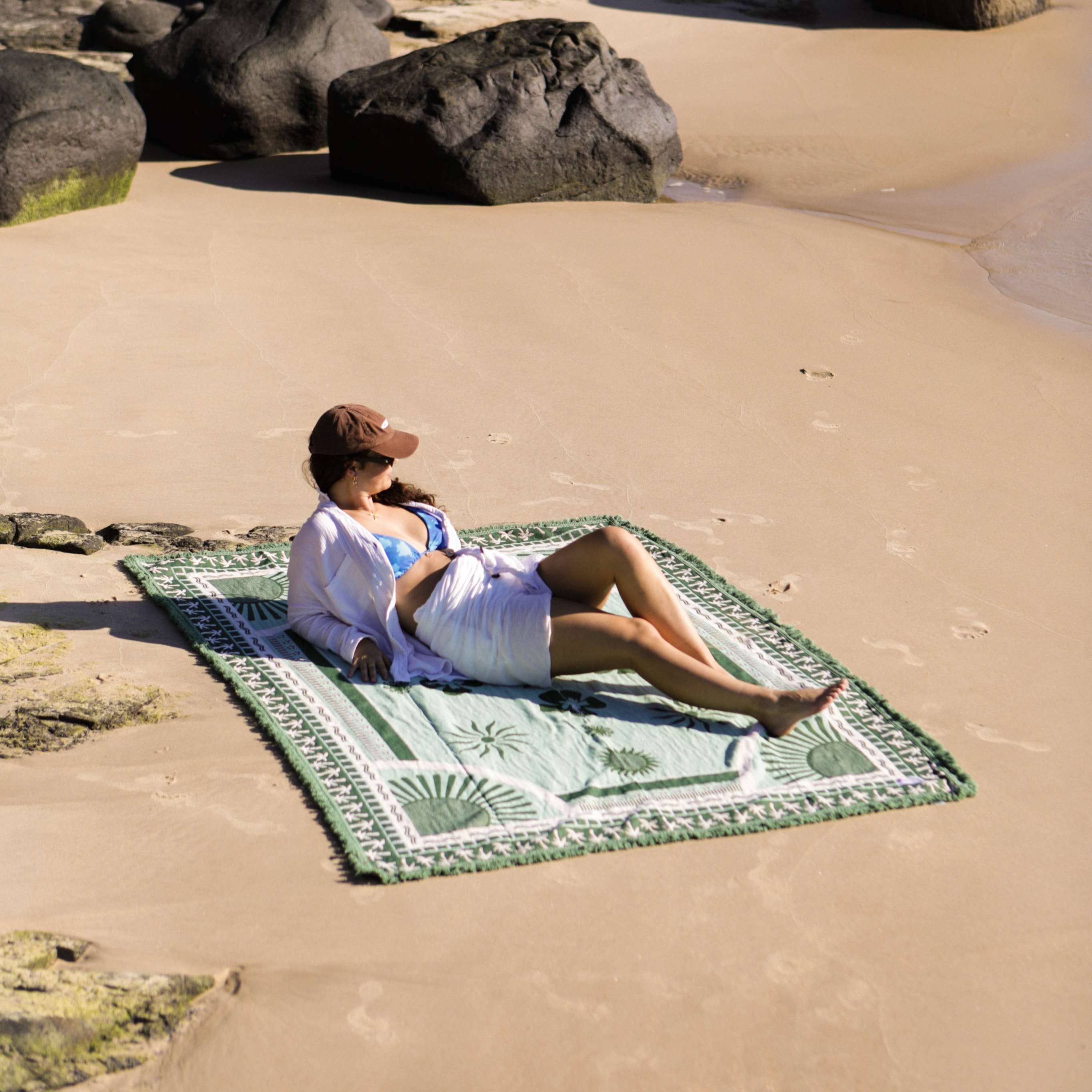 Olive Picnic Rug
