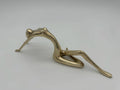 Abstract Bronze Female Form – Movement Sculpture