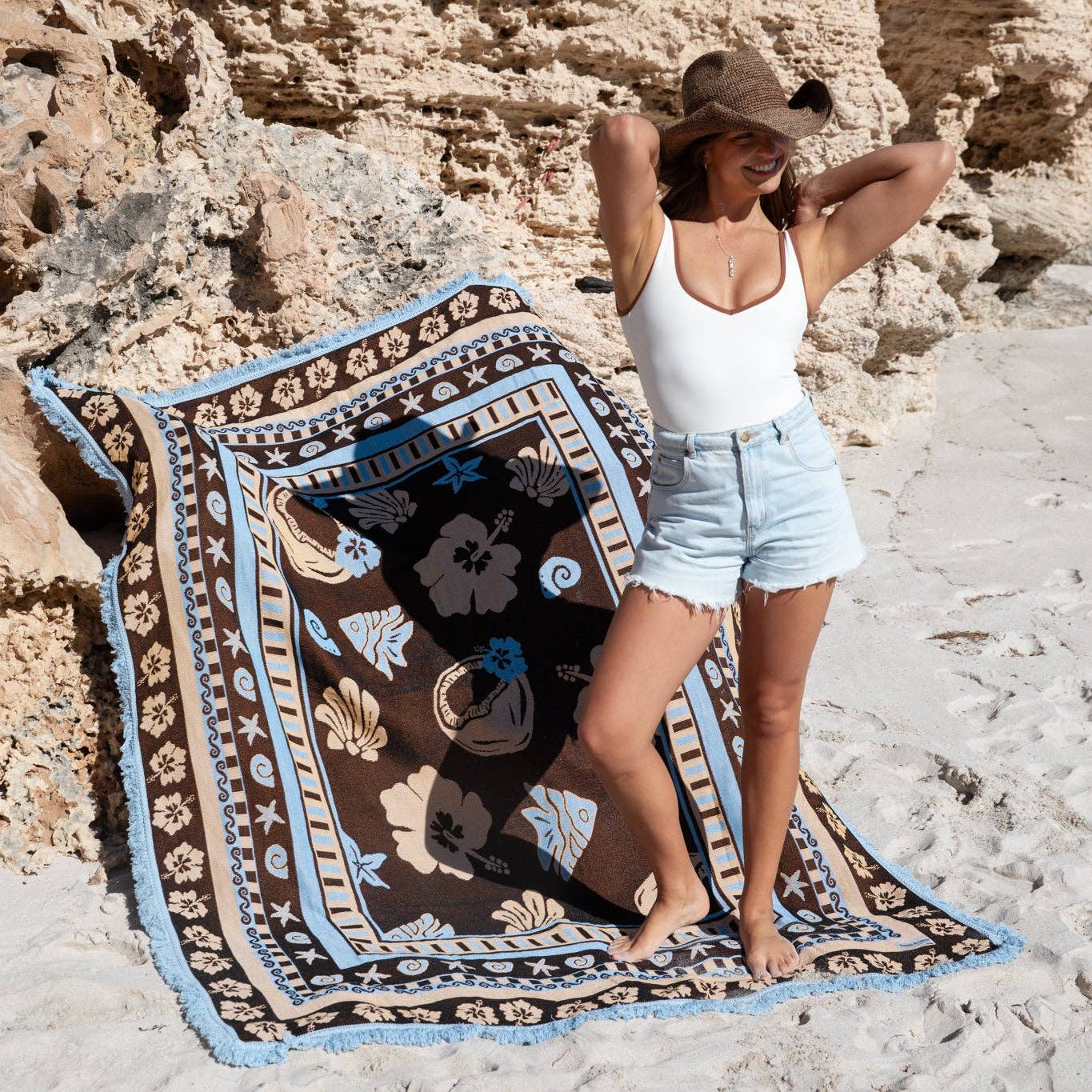 Tahiti Picnic Rug