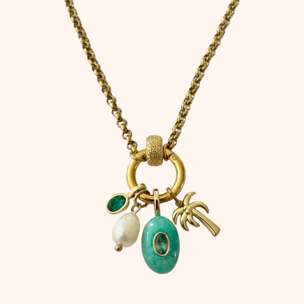 Palm Island Charm Necklace