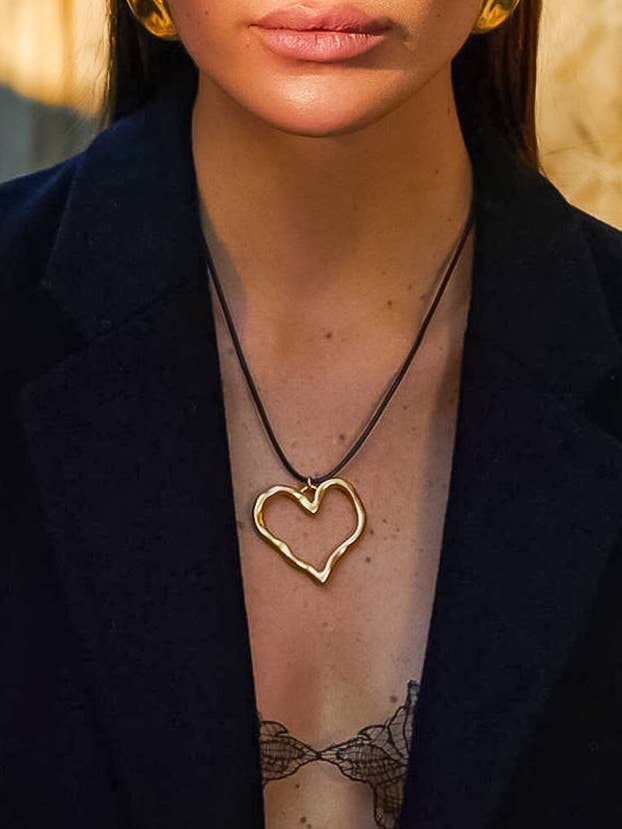 Jeffrey Heart Necklace