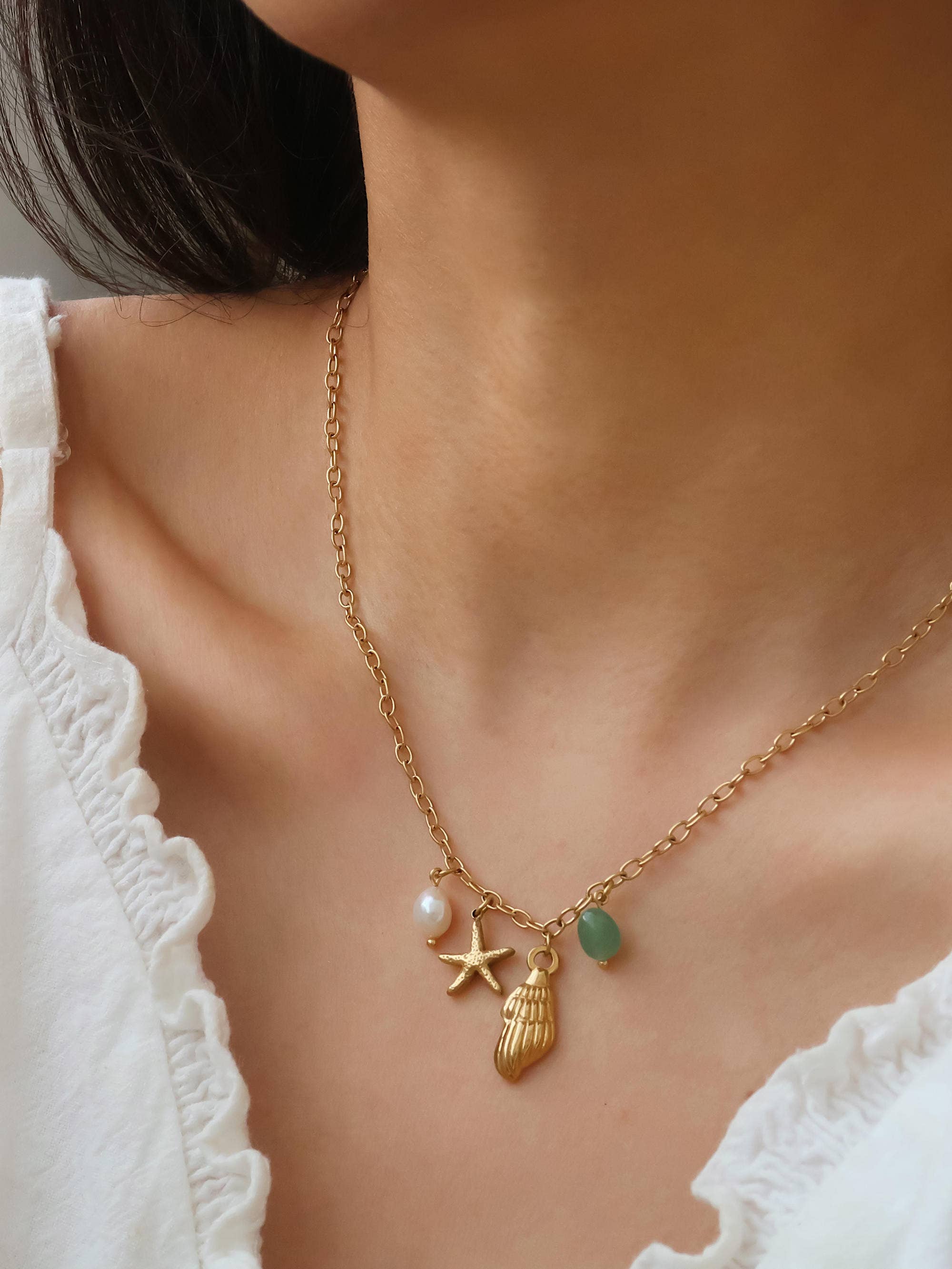 Bonbon Pearl & Shell Necklace