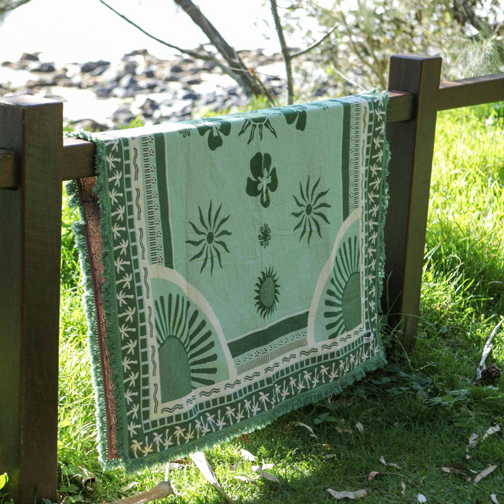 Olive Picnic Rug