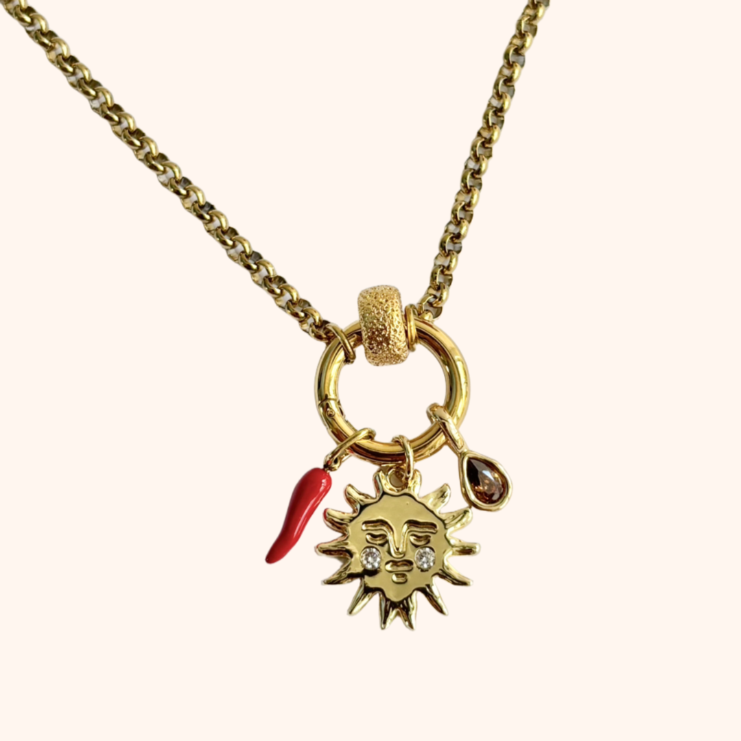 Spicy Sunday Charm Necklace