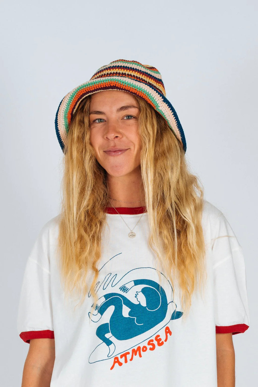Crochet Hat - Vintage Rainbow