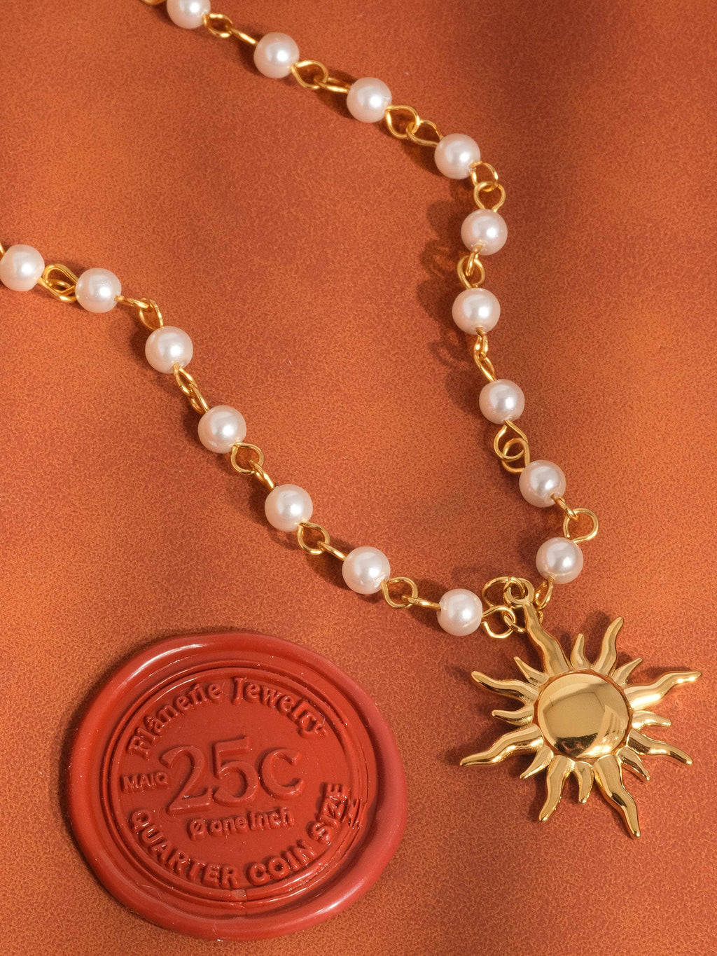Kalani Sun Beaded Necklace