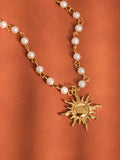 Kalani Sun Beaded Necklace