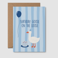 Kids Birthday Card - Birthday Goose | Silly Goose Card