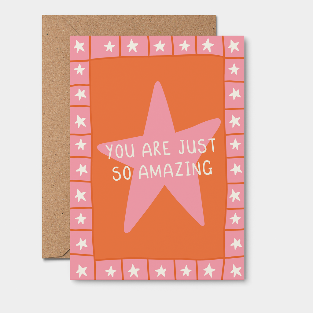 You Are Amazing Orange | Everyday Card | Appreciation Card