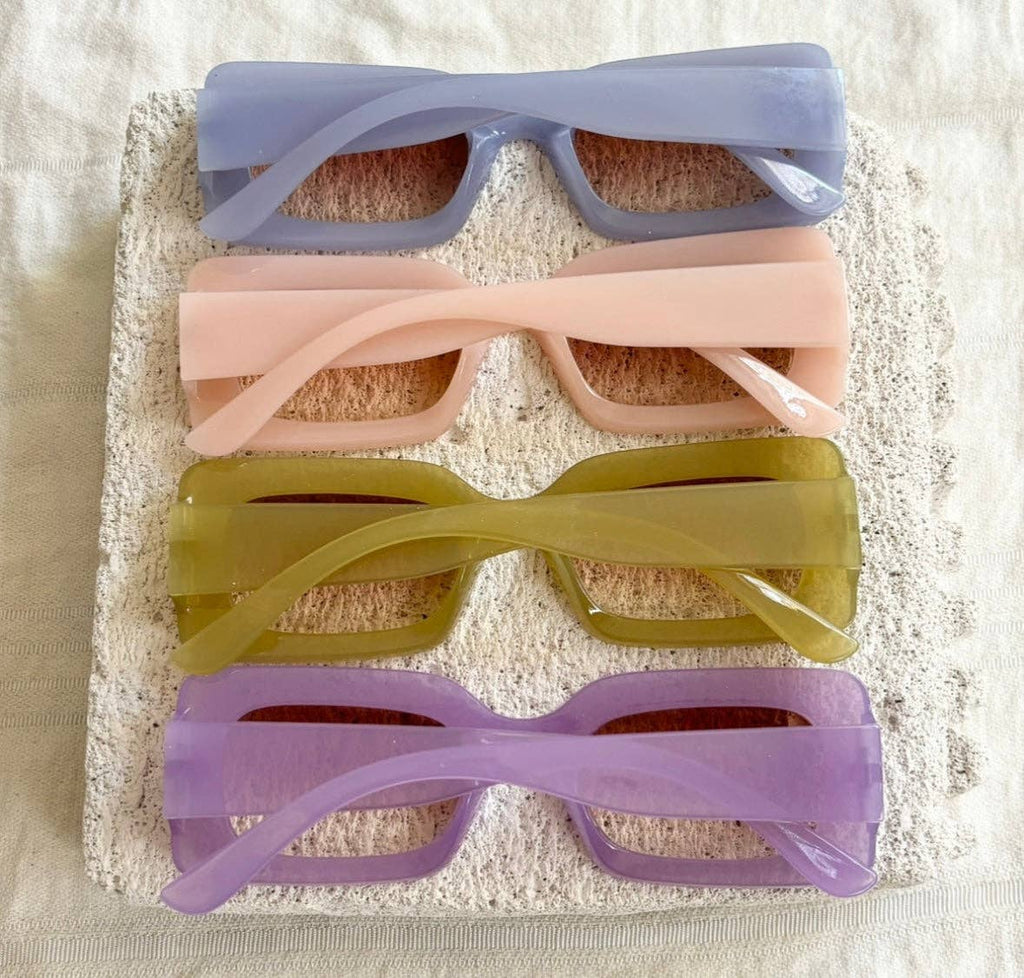 Happy Hour Sunglasses - Blue