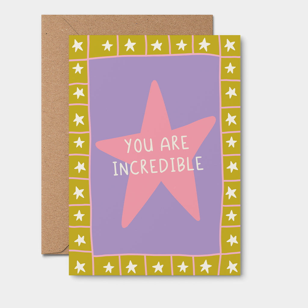 You Are Incredible | Thank You Card | Everyday Card