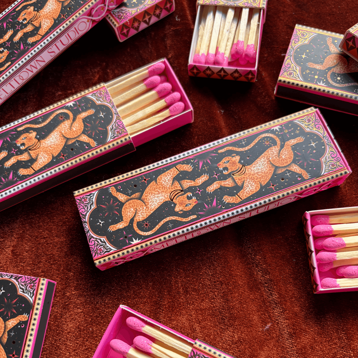 Luxury Leopard Matchbox: Default Title