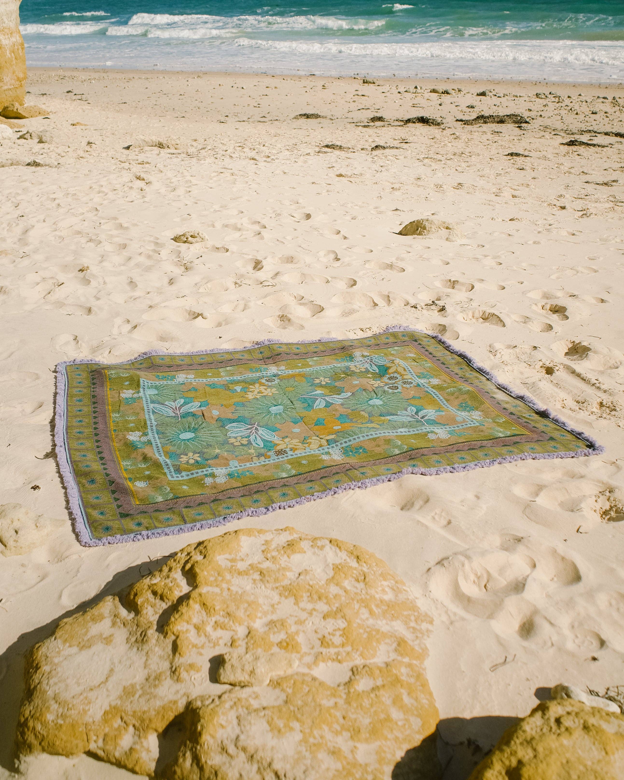 Lavender - Picnic Beach Throw Rug - XL