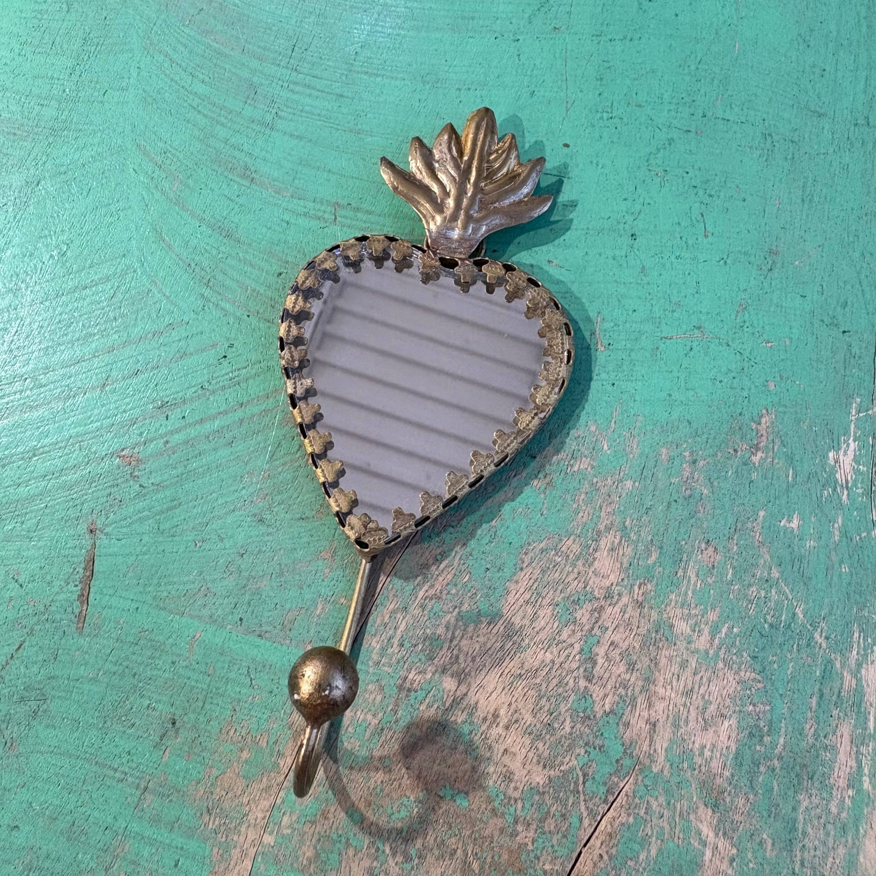Sacred Heart Hook With Mirror