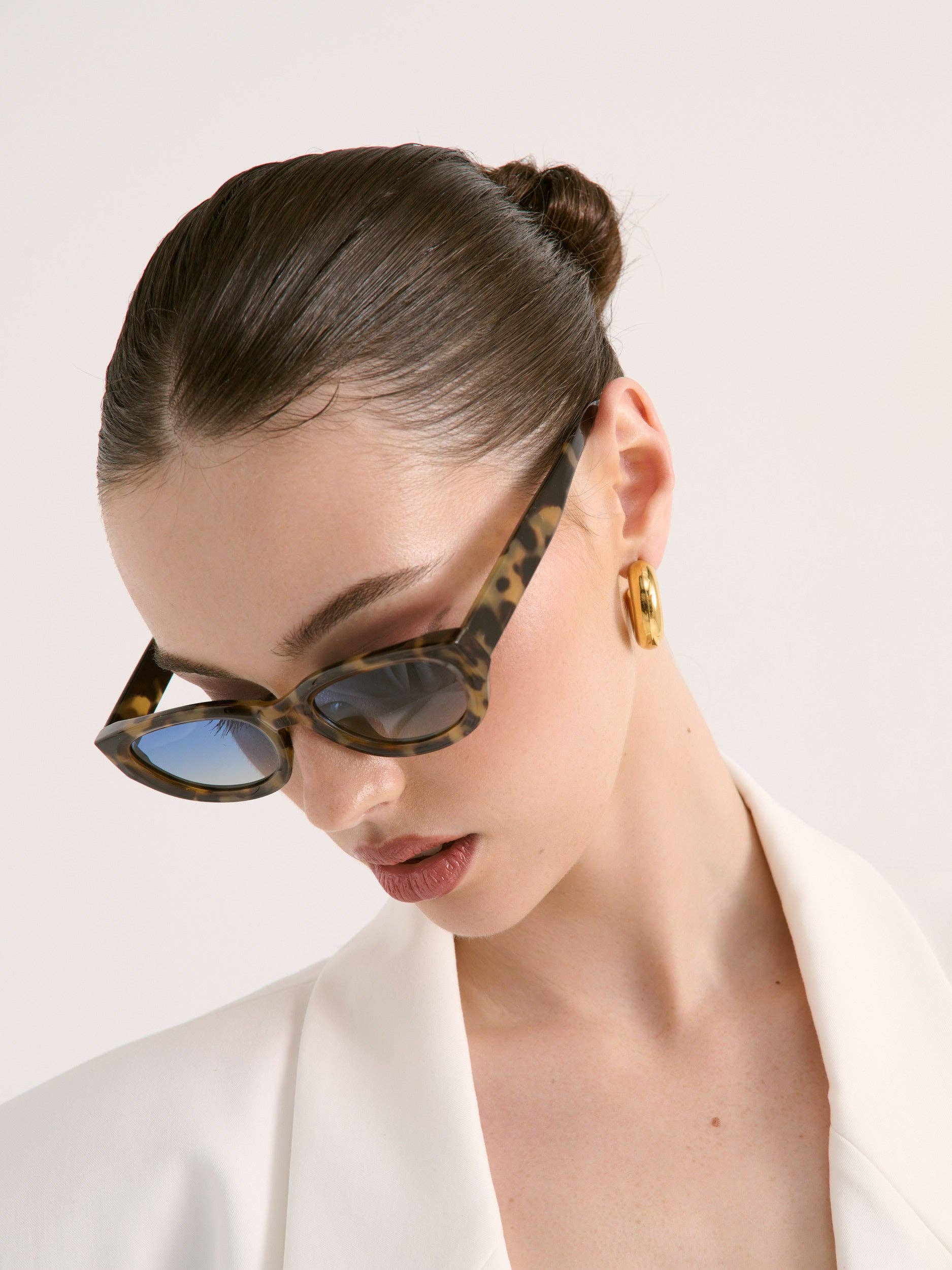Dustin Polarised Sunglasses In Tort