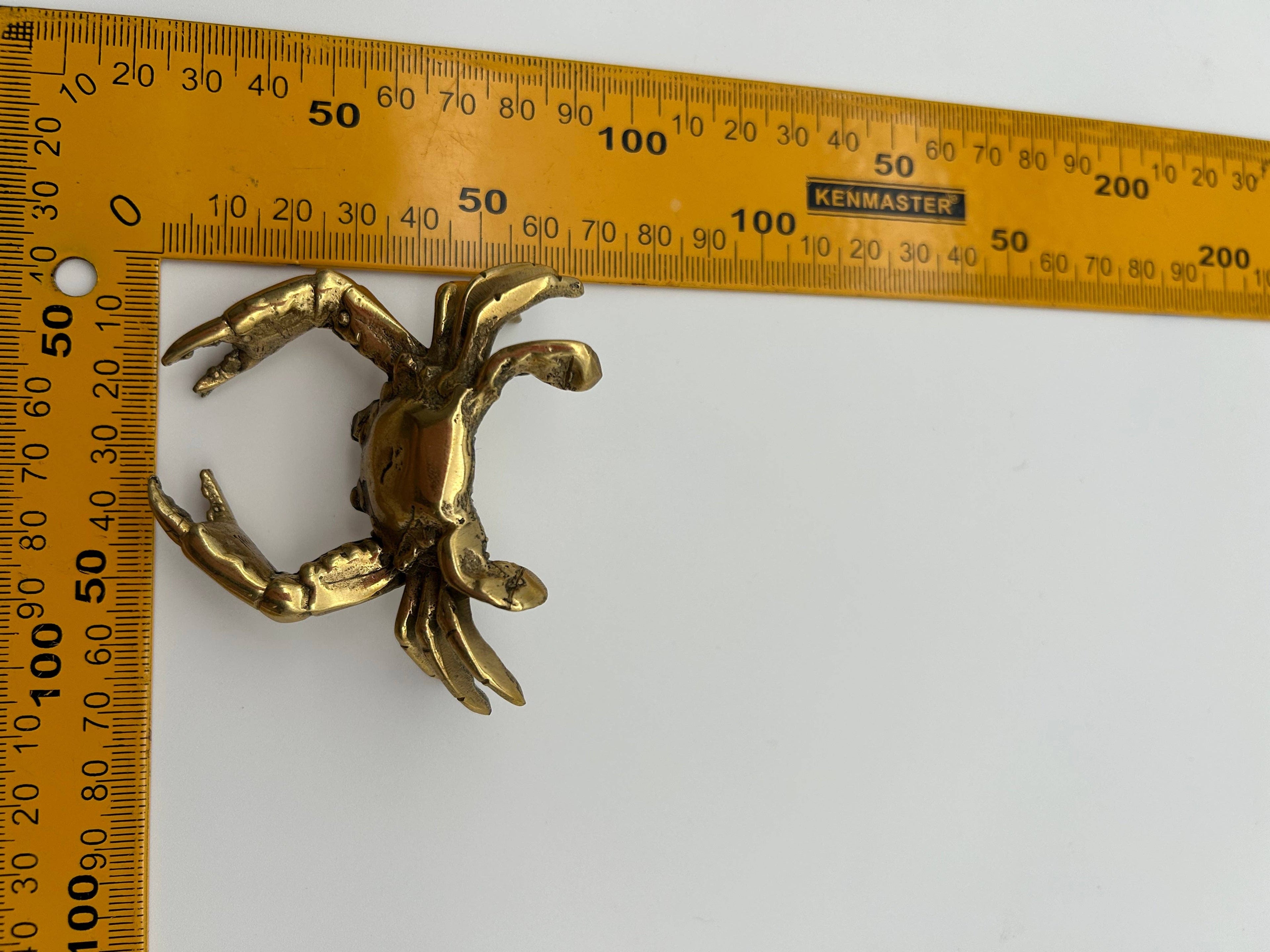 Handcrafted Bronze Crab Sculpture – Small
