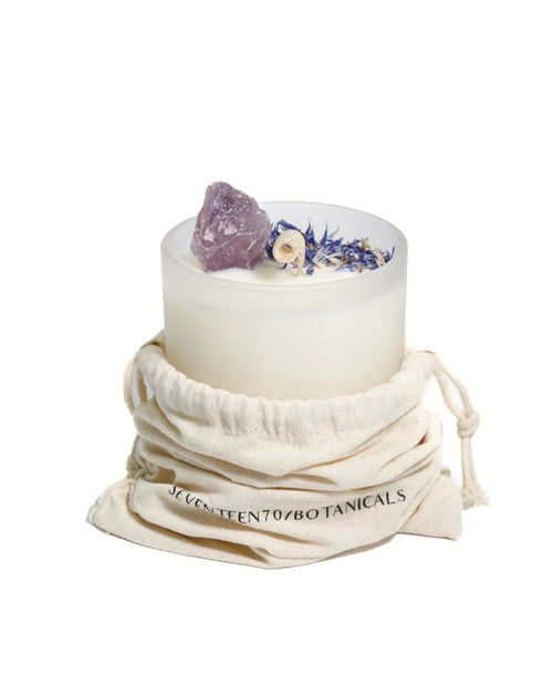 Amethyst Drift | Coconut & Lime Crystal Candle