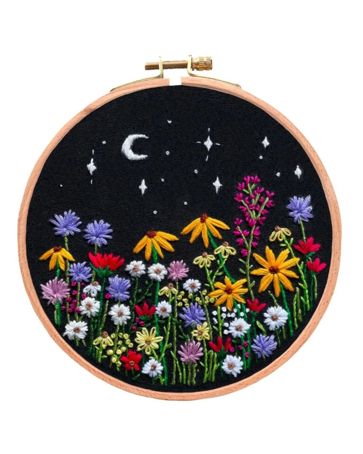 Luna Wildflowers Embroidery Kit