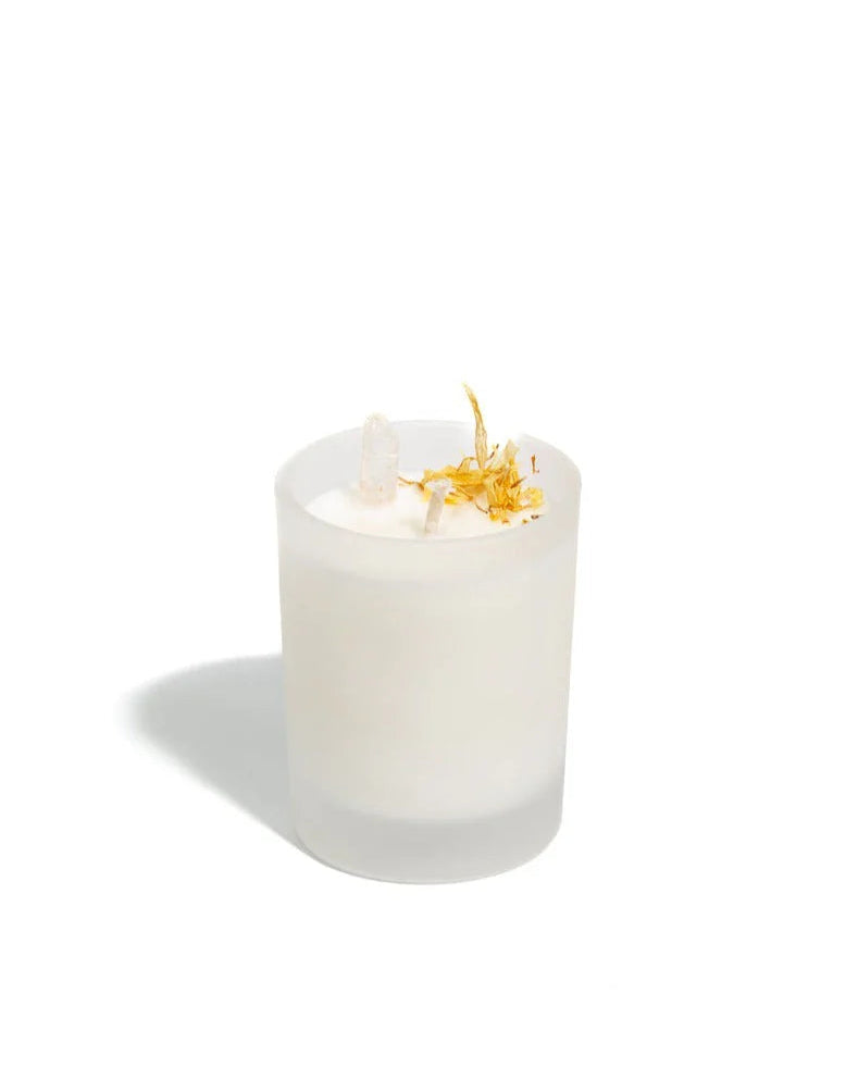 Salted Light – Caramel + Clear Quartz Candle