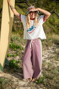 Patchwork Pant in Hounds Tooth Combo