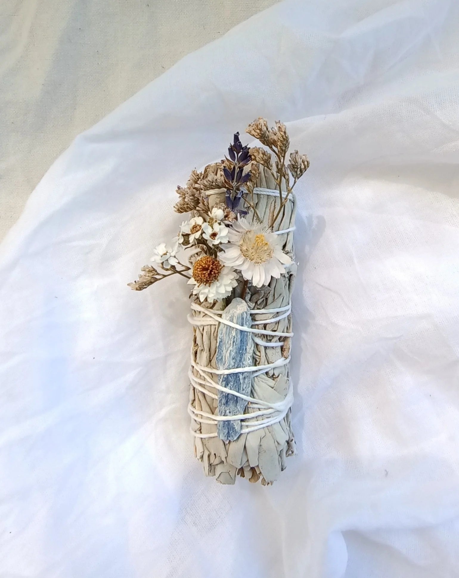 Sacred White Sage with Wild Flowers