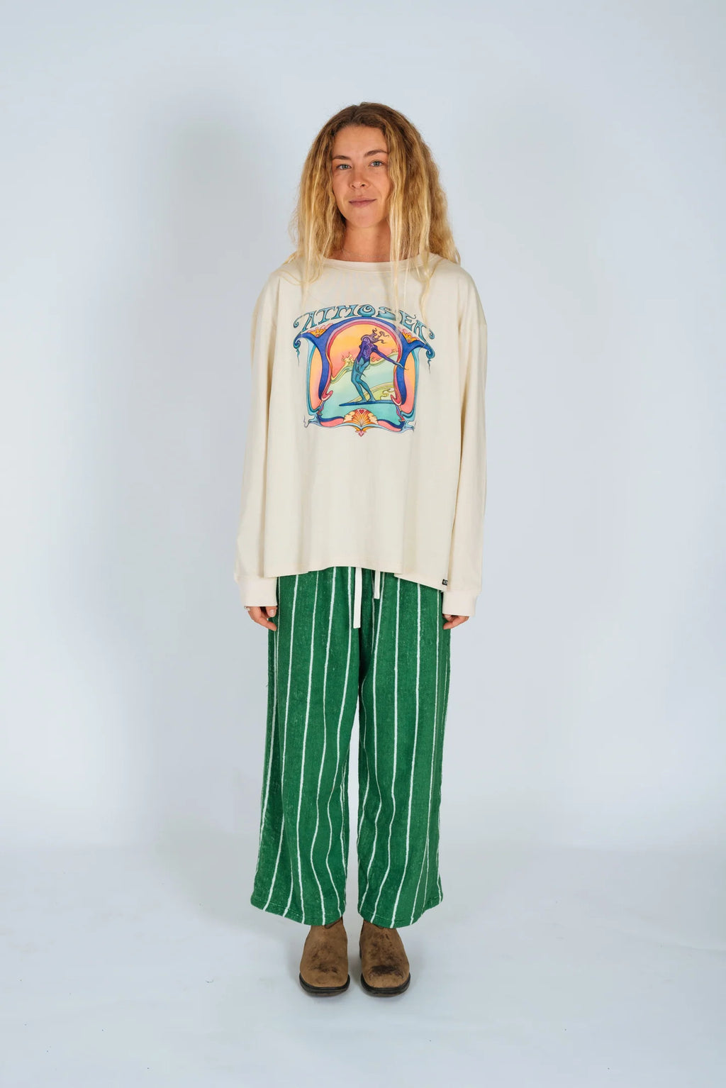 'Saline Shrine' By Angie Samblotte x Atmosea - Artist Oversized Longsleeve Tee