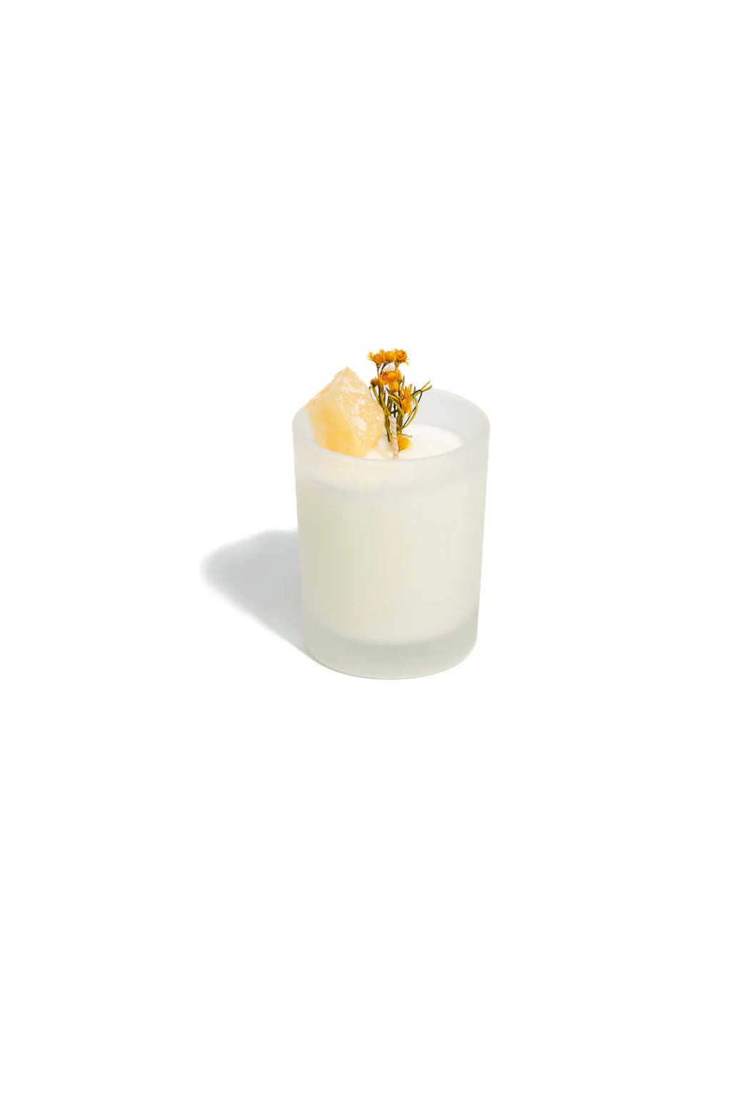 Golden Wattle & Orange Calcite